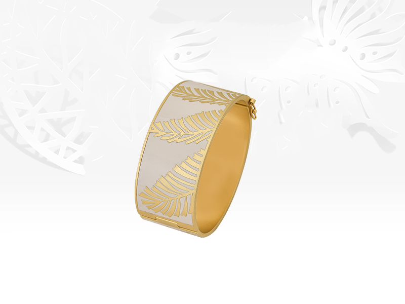 Metal Bracelet Enamel Colorful Bangle