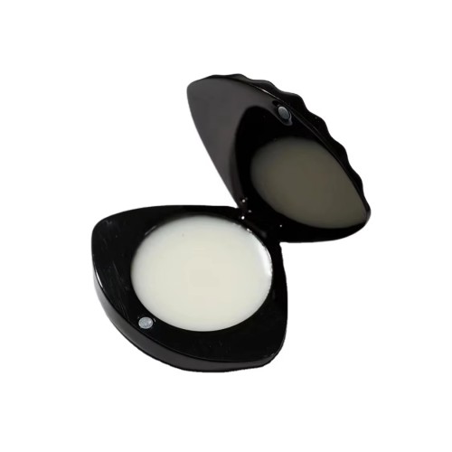 Gloss Black Shell Shaped Metal Container